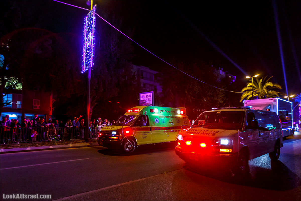 Парад света в Тель-Авиве в честь 70-летия государства Израиль | Parade of Lights in Tel Aviv, Independence day 70 of Israel | מצעד האור בתל אביב | LookAtIsrael.com - Фото путешествия по Израилю