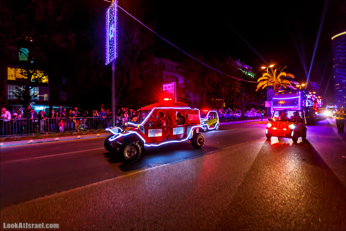 Парад света в Тель-Авиве в честь 70-летия государства Израиль | Parade of Lights in Tel Aviv, Independence day 70 of Israel | מצעד האור בתל אביב | LookAtIsrael.com - Фото путешествия по Израилю