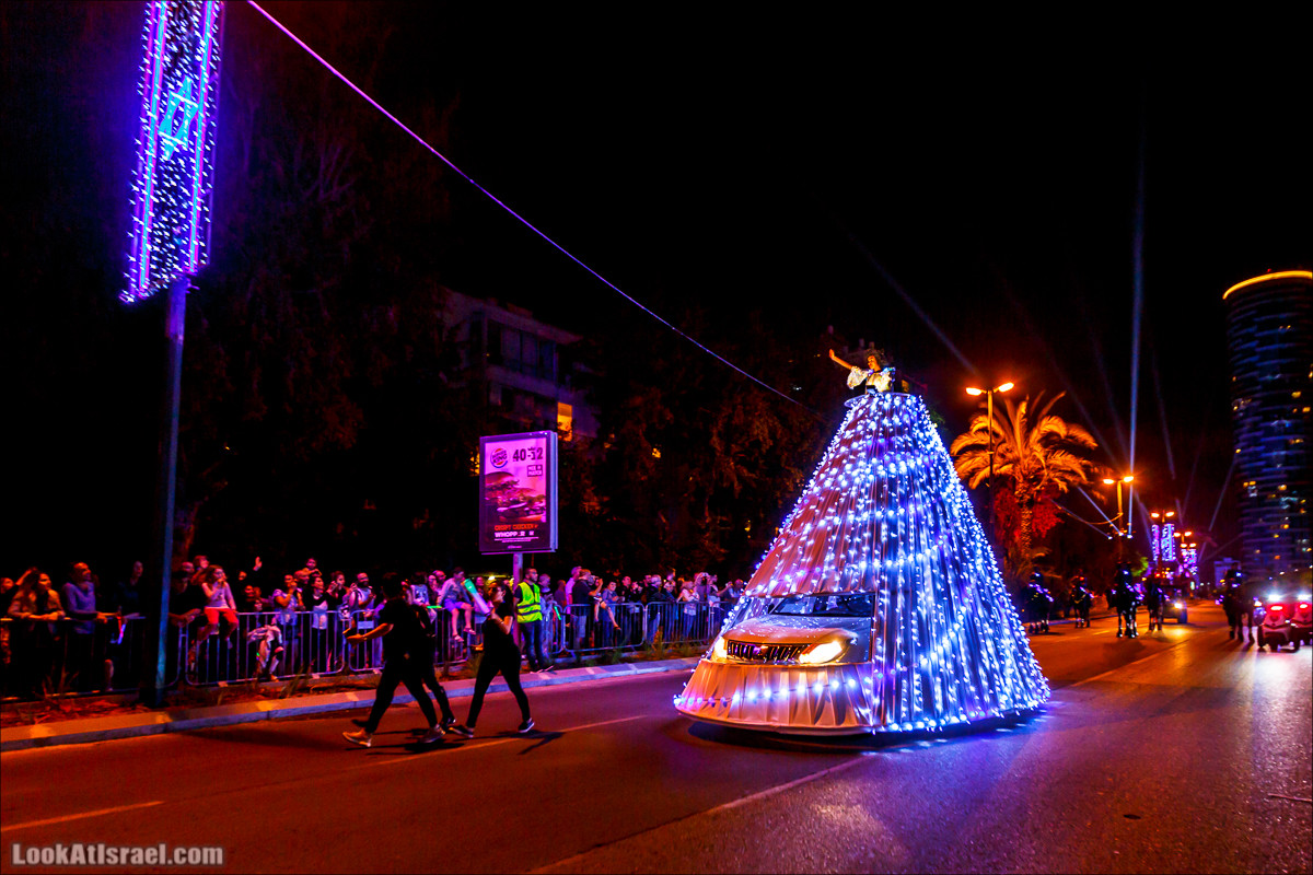 Парад света в Тель-Авиве в честь 70-летия государства Израиль | Parade of Lights in Tel Aviv, Independence day 70 of Israel | מצעד האור בתל אביב | LookAtIsrael.com - Фото путешествия по Израилю