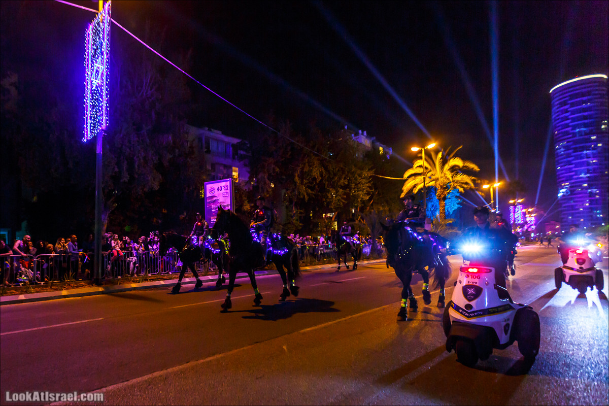 Парад света в Тель-Авиве в честь 70-летия государства Израиль | Parade of Lights in Tel Aviv, Independence day 70 of Israel | מצעד האור בתל אביב | LookAtIsrael.com - Фото путешествия по Израилю