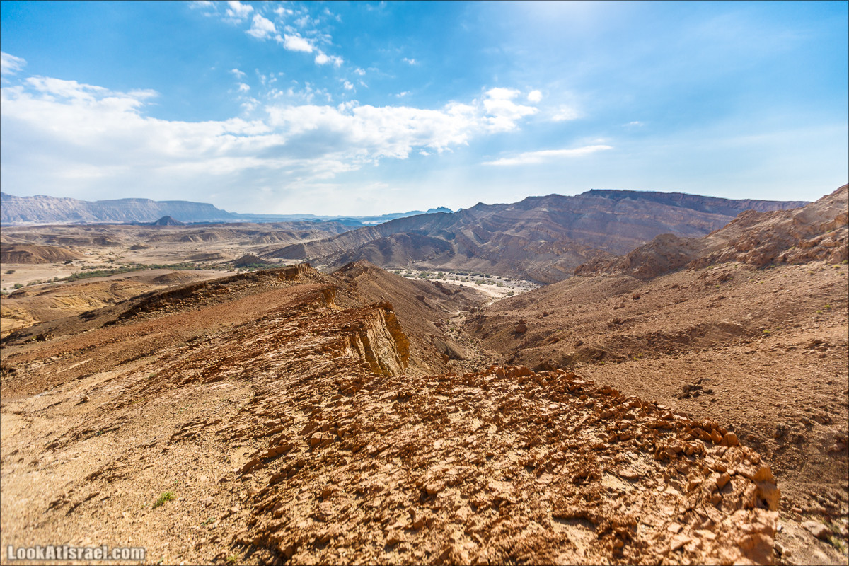 Гора Саароним, ручей Некарот и вода в ущелье Парсат Некарот | LookAtIsrael.com - Фото путешествия по Израилю