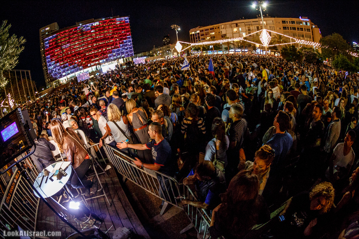 Победительница Евровидения 2018 Нетта Барзилай в Тель-Авив, площадь Рабина | Eurovision 2018 Winner Netta Barzilay in Tel Aviv | נטע ברזילאי בכיכר רבין תל אביב | LookAtIsrael.com - Фото путешествия по Израилю