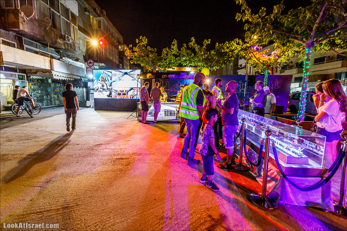 Тель Авив, Белая ночь 2018 | White Night 2018 Tel Aviv | לילה לבן בתל אביב 2018 | LookAtIsrael.com - Фото путешествия по Израилю