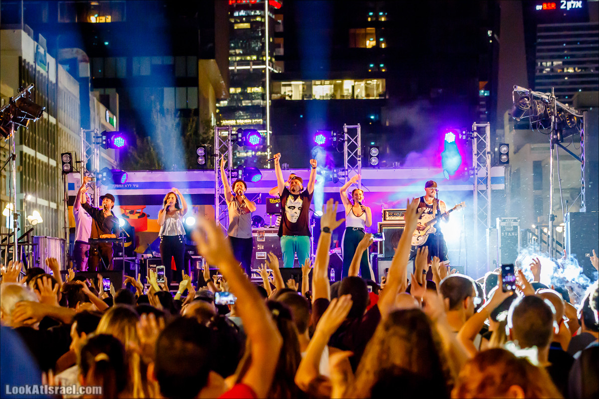 Тель Авив, Белая ночь 2018 | White Night 2018 Tel Aviv | לילה לבן בתל אביב 2018 | LookAtIsrael.com - Фото путешествия по Израилю