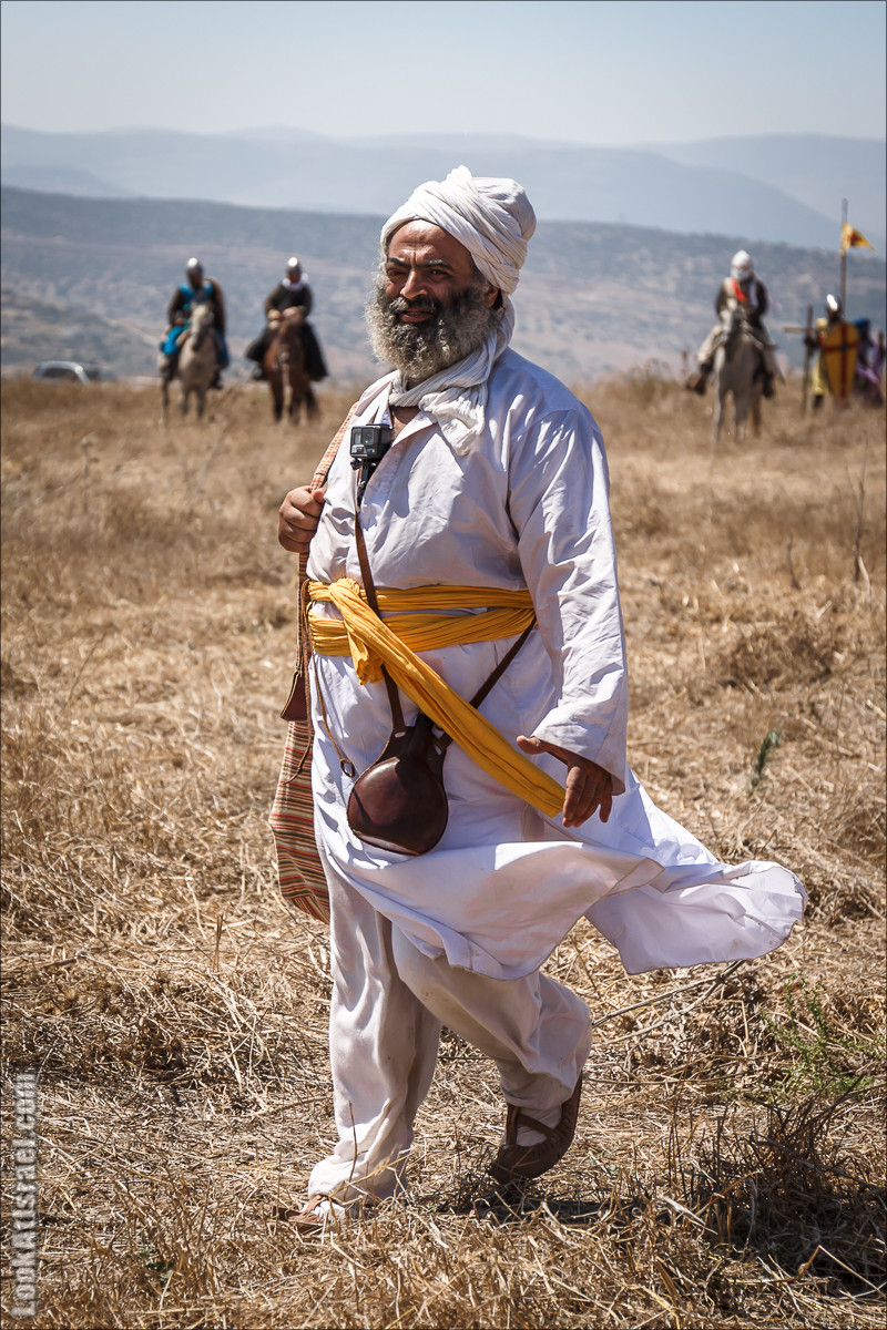 Реконструкция битвы при Карней Хиттин | Horns of Hattin battle reconstruction | LookAtIsrael.com - Фото путешествия по Израилю