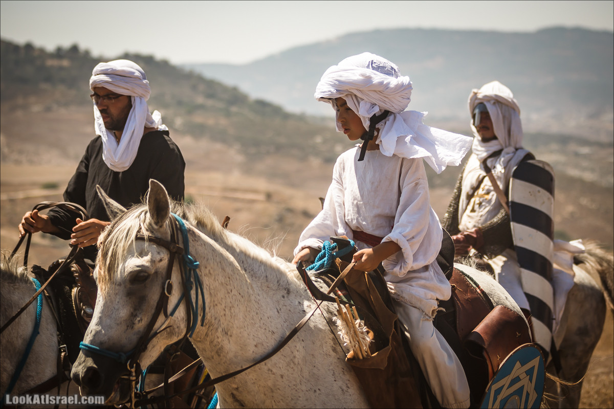 Реконструкция битвы при Карней Хиттин | Horns of Hattin battle reconstruction | LookAtIsrael.com - Фото путешествия по Израилю