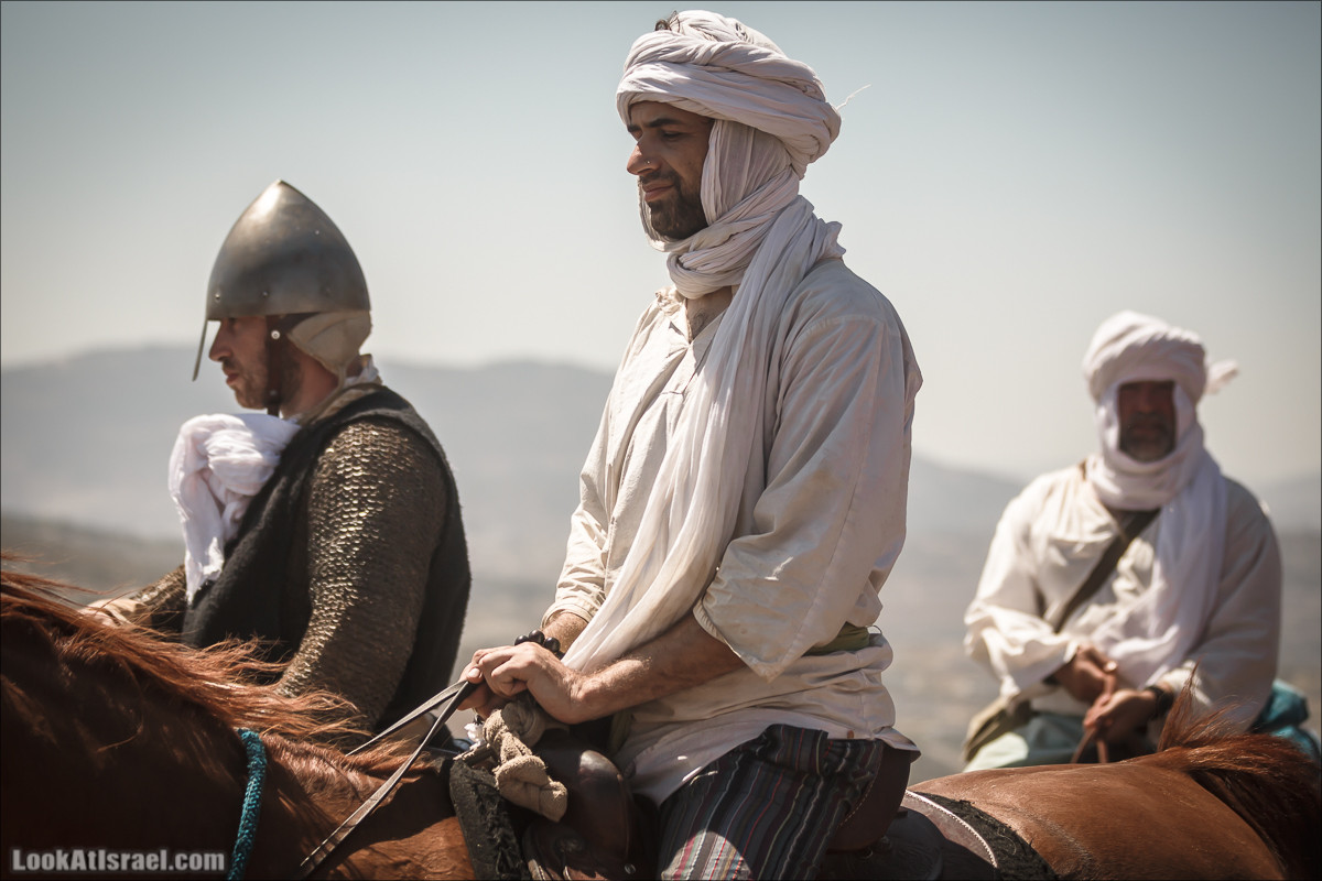 Реконструкция битвы при Карней Хиттин | Horns of Hattin battle reconstruction | LookAtIsrael.com - Фото путешествия по Израилю
