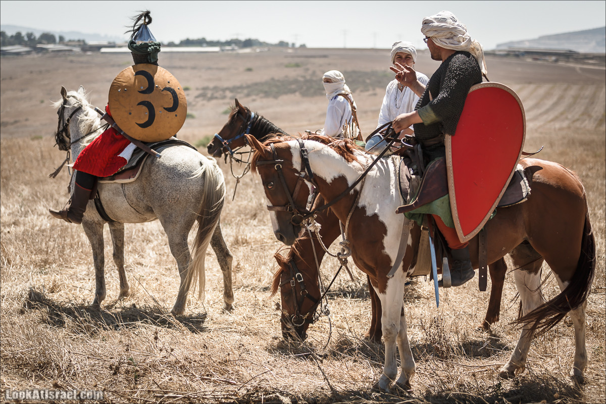 Реконструкция битвы при Карней Хиттин | Horns of Hattin battle reconstruction | LookAtIsrael.com - Фото путешествия по Израилю