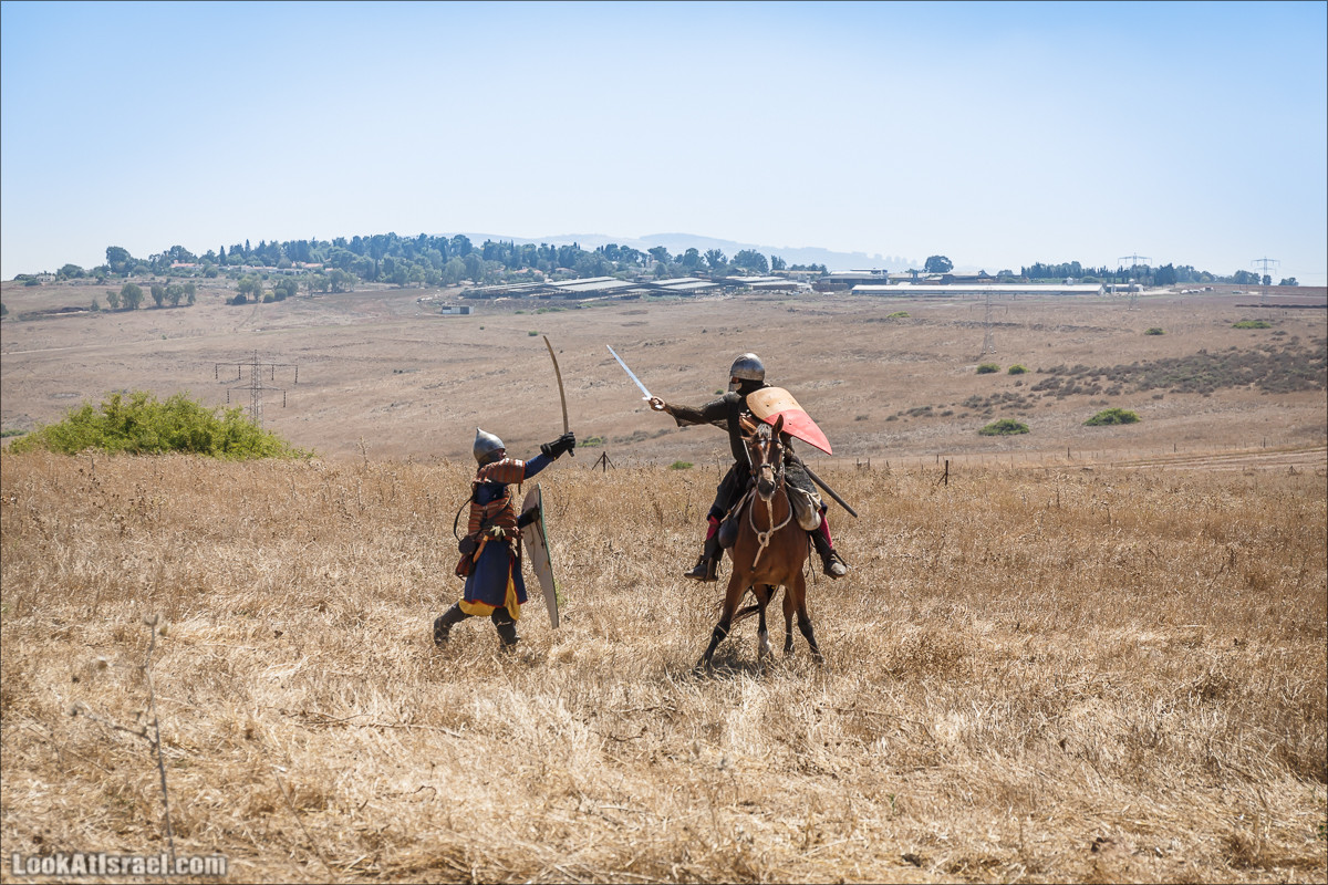 Реконструкция битвы при Карней Хиттин | Horns of Hattin battle reconstruction | LookAtIsrael.com - Фото путешествия по Израилю