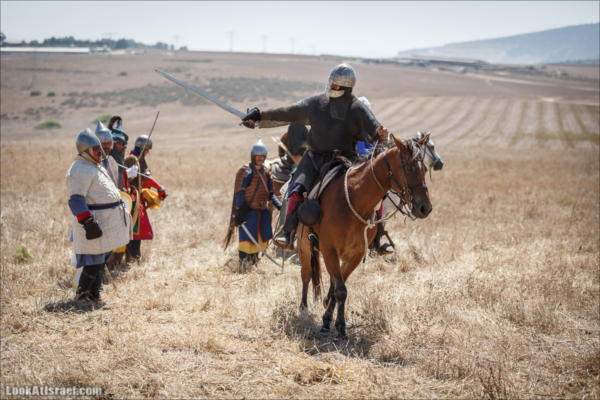 Реконструкция битвы при Карней Хиттин | Horns of Hattin battle reconstruction | LookAtIsrael.com - Фото путешествия по Израилю