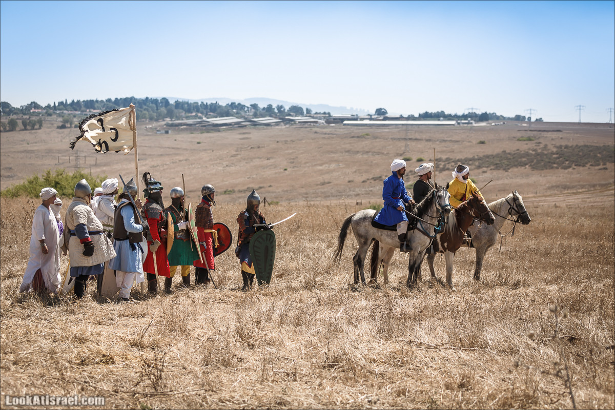 Реконструкция битвы при Карней Хиттин | Horns of Hattin battle reconstruction | LookAtIsrael.com - Фото путешествия по Израилю
