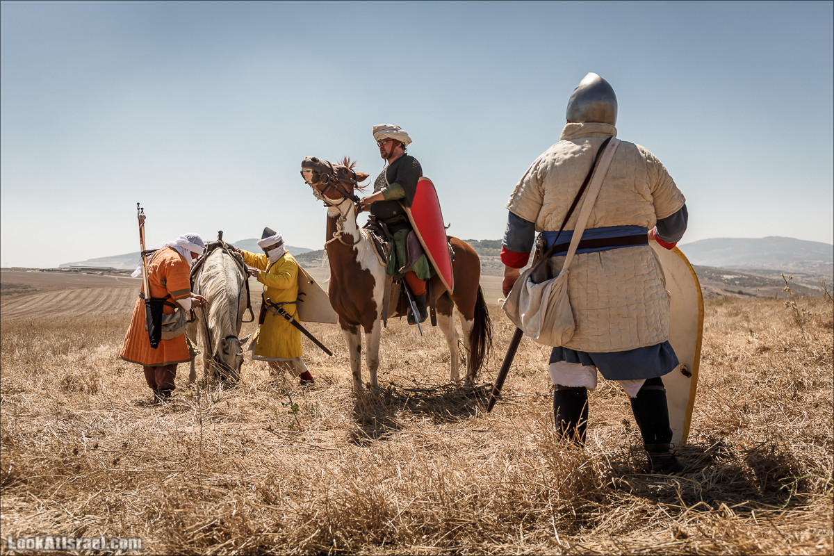 Реконструкция битвы при Карней Хиттин | Horns of Hattin battle reconstruction | LookAtIsrael.com - Фото путешествия по Израилю