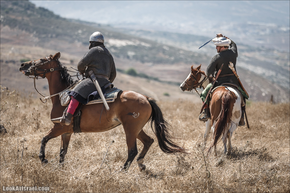 Реконструкция битвы при Карней Хиттин | Horns of Hattin battle reconstruction | LookAtIsrael.com - Фото путешествия по Израилю