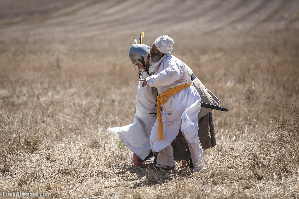 Реконструкция битвы при Карней Хиттин | Horns of Hattin battle reconstruction | LookAtIsrael.com - Фото путешествия по Израилю