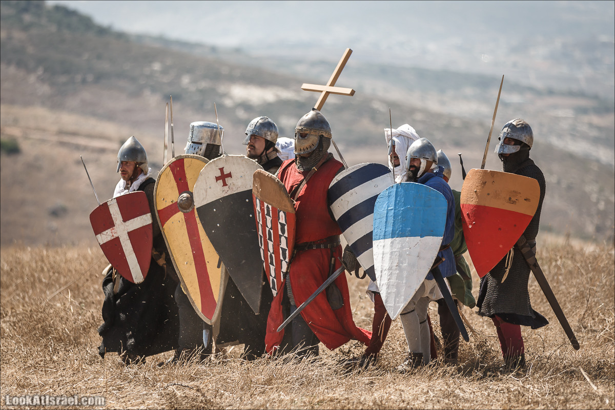 Реконструкция битвы при Карней Хиттин | Horns of Hattin battle reconstruction | LookAtIsrael.com - Фото путешествия по Израилю
