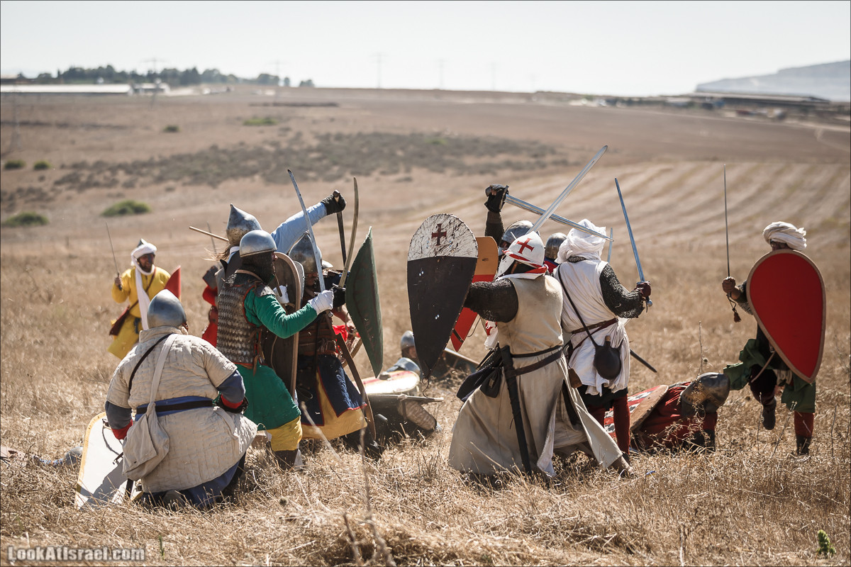 Реконструкция битвы при Карней Хиттин | Horns of Hattin battle reconstruction | LookAtIsrael.com - Фото путешествия по Израилю