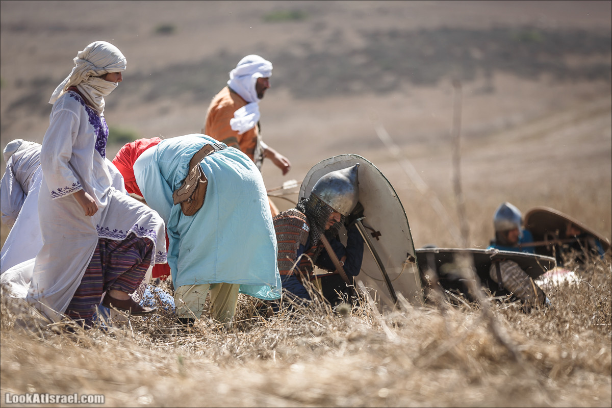 Реконструкция битвы при Карней Хиттин | Horns of Hattin battle reconstruction | LookAtIsrael.com - Фото путешествия по Израилю