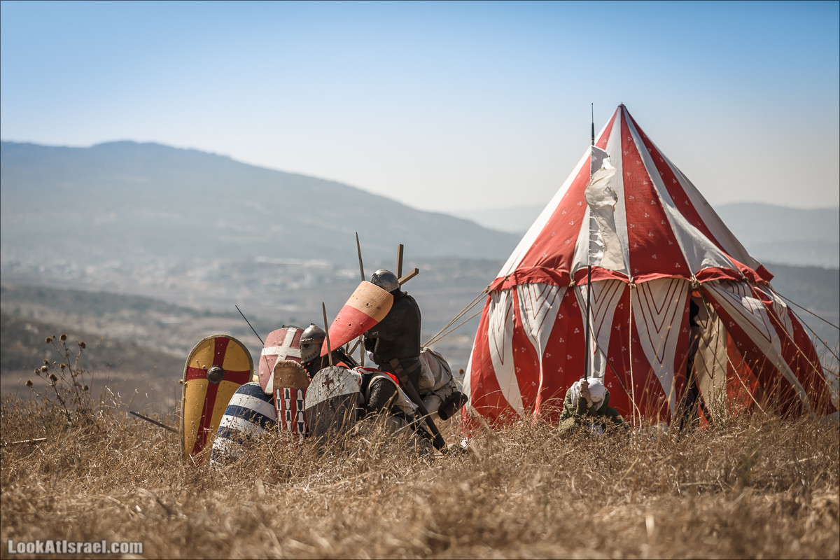 Реконструкция битвы при Карней Хиттин | Horns of Hattin battle reconstruction | LookAtIsrael.com - Фото путешествия по Израилю