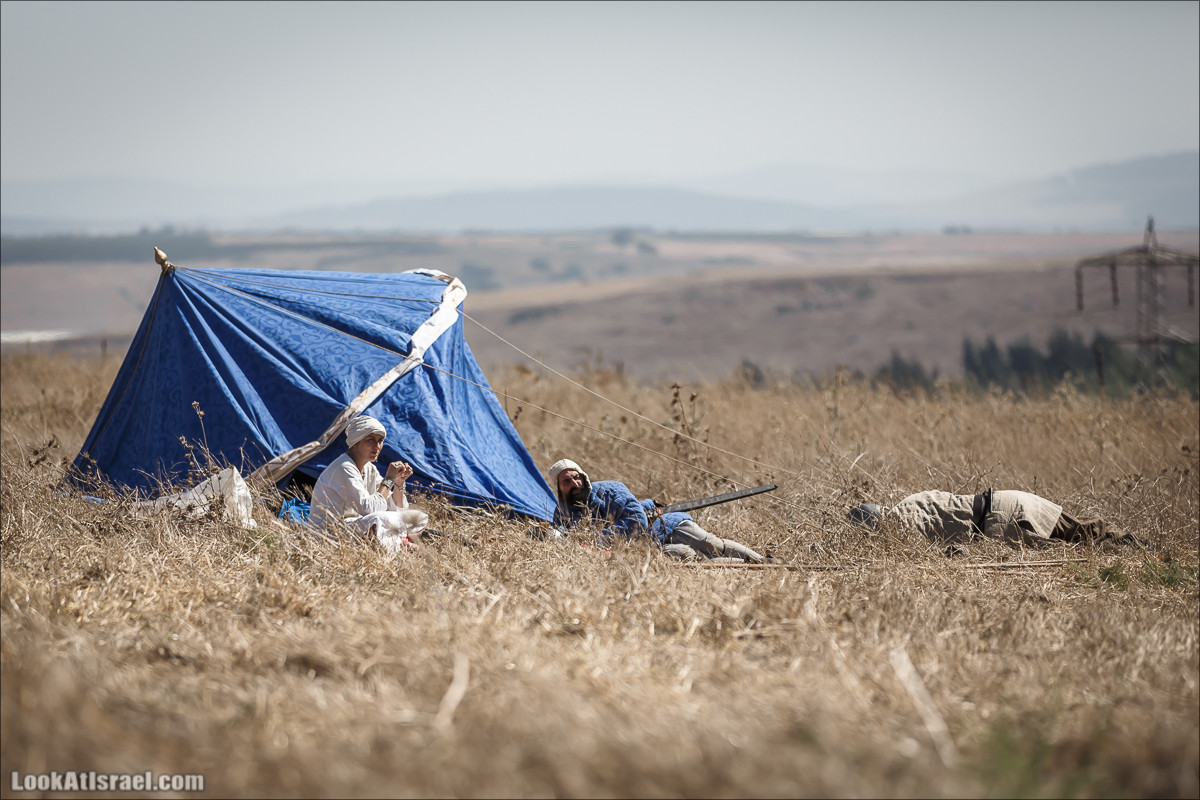 Реконструкция битвы при Карней Хиттин | Horns of Hattin battle reconstruction | LookAtIsrael.com - Фото путешествия по Израилю