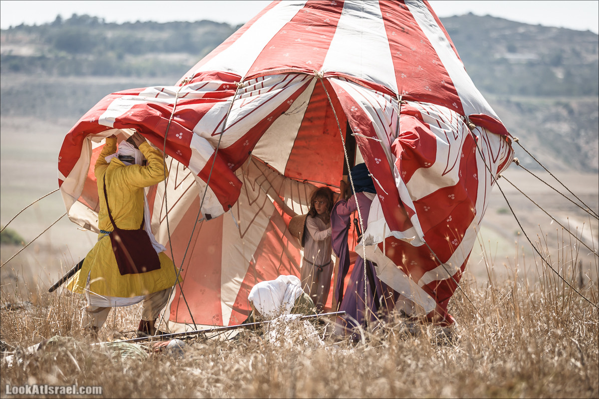 Реконструкция битвы при Карней Хиттин | Horns of Hattin battle reconstruction | LookAtIsrael.com - Фото путешествия по Израилю