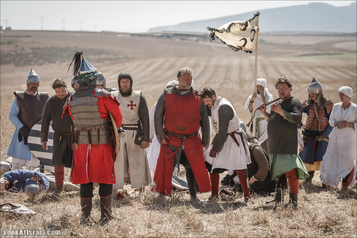 Реконструкция битвы при Карней Хиттин | Horns of Hattin battle reconstruction | LookAtIsrael.com - Фото путешествия по Израилю