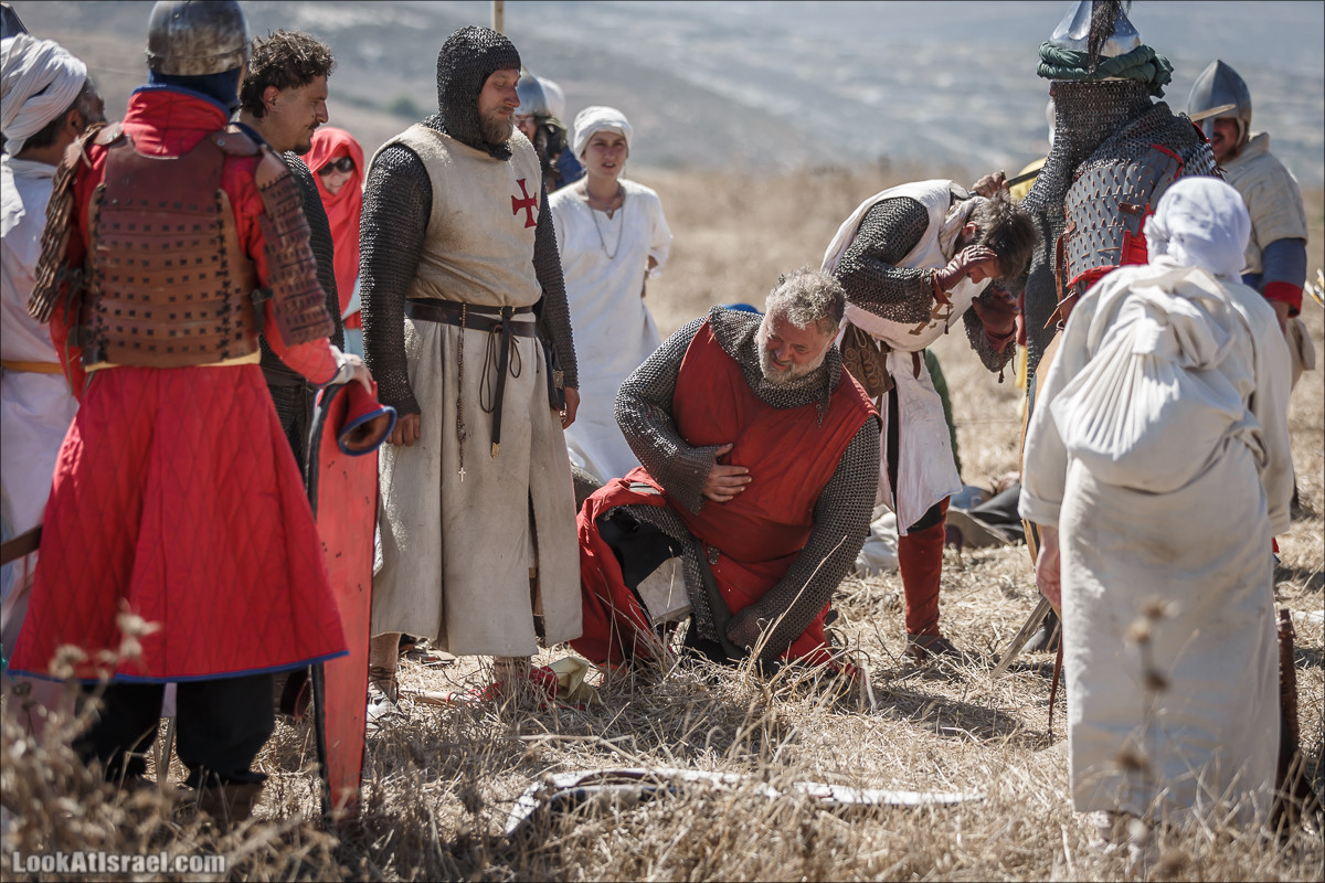 Реконструкция битвы при Карней Хиттин | Horns of Hattin battle reconstruction | LookAtIsrael.com - Фото путешествия по Израилю