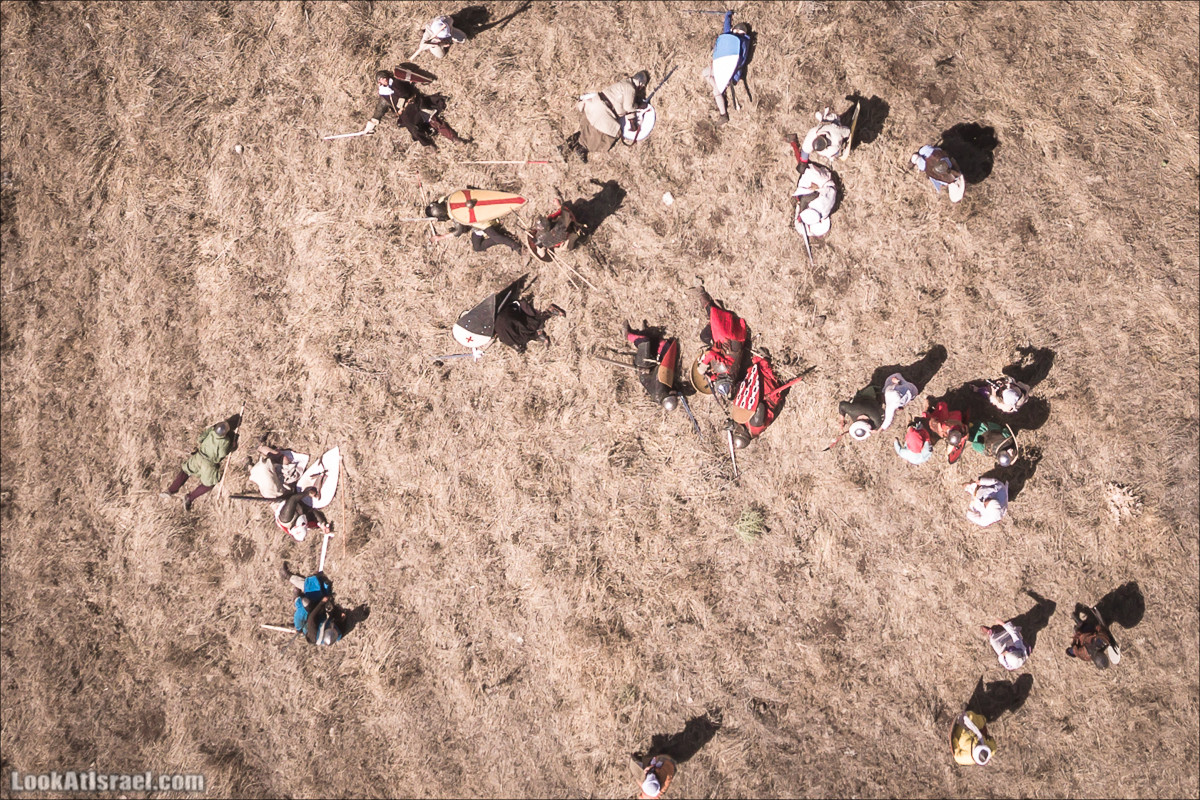 Реконструкция битвы при Карней Хиттин | Horns of Hattin battle reconstruction | LookAtIsrael.com - Фото путешествия по Израилю