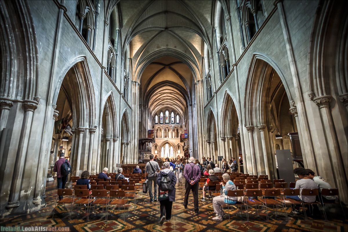 Дублин, Темпл бар, дублинская игла, церковь Патрика, дублинский замок, река Лиффи, Тринити колледж - LookAtIsrael.com путешествует по Ирландии