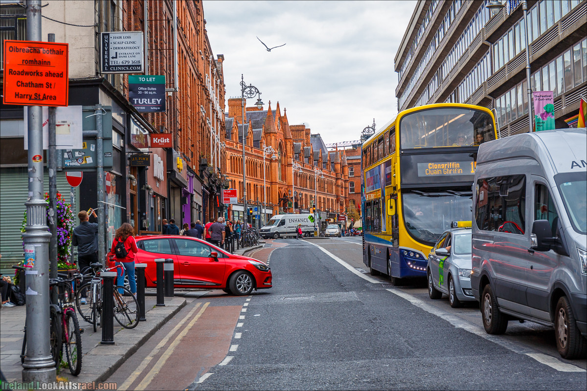 Дублин, Темпл бар, дублинская игла, церковь Патрика, дублинский замок, река Лиффи, Тринити колледж - LookAtIsrael.com путешествует по Ирландии