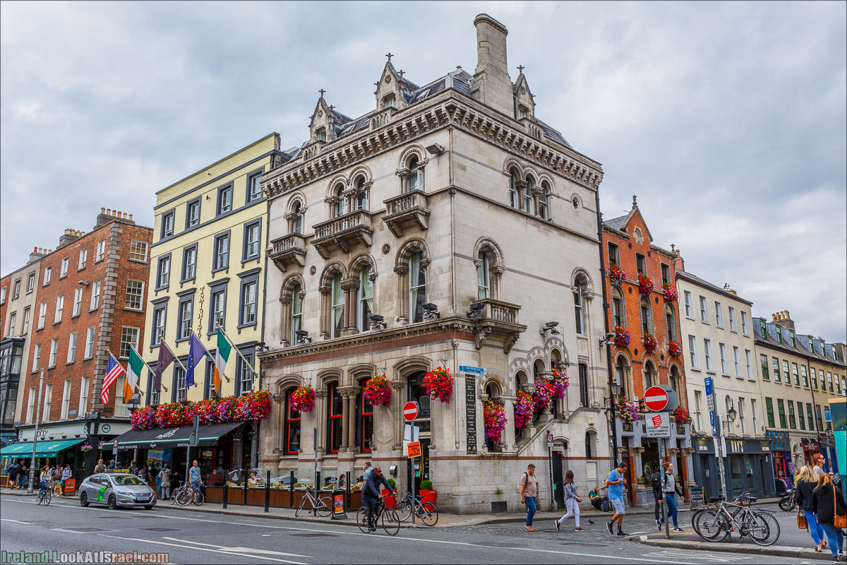 Дублин, Темпл бар, дублинская игла, церковь Патрика, дублинский замок, река Лиффи, Тринити колледж - LookAtIsrael.com путешествует по Ирландии