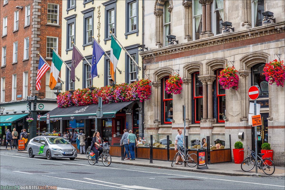 Дублин, Темпл бар, дублинская игла, церковь Патрика, дублинский замок, река Лиффи, Тринити колледж - LookAtIsrael.com путешествует по Ирландии