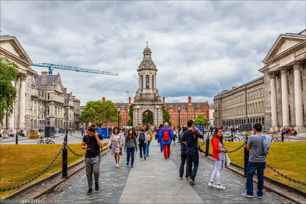 Дублин, Темпл бар, дублинская игла, церковь Патрика, дублинский замок, река Лиффи, Тринити колледж - LookAtIsrael.com путешествует по Ирландии