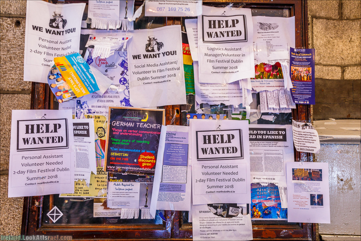 Дублин, Темпл бар, дублинская игла, церковь Патрика, дублинский замок, река Лиффи, Тринити колледж - LookAtIsrael.com путешествует по Ирландии