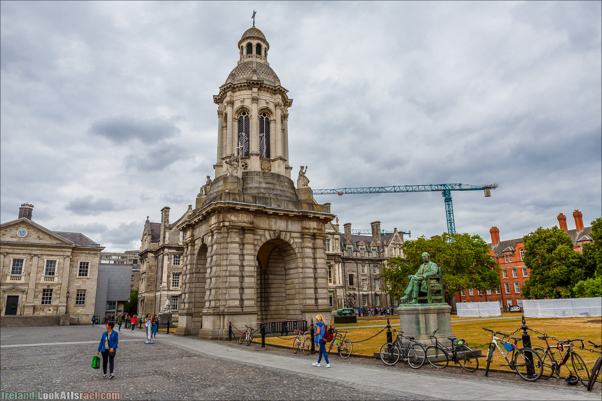 Дублин, Темпл бар, дублинская игла, церковь Патрика, дублинский замок, река Лиффи, Тринити колледж - LookAtIsrael.com путешествует по Ирландии