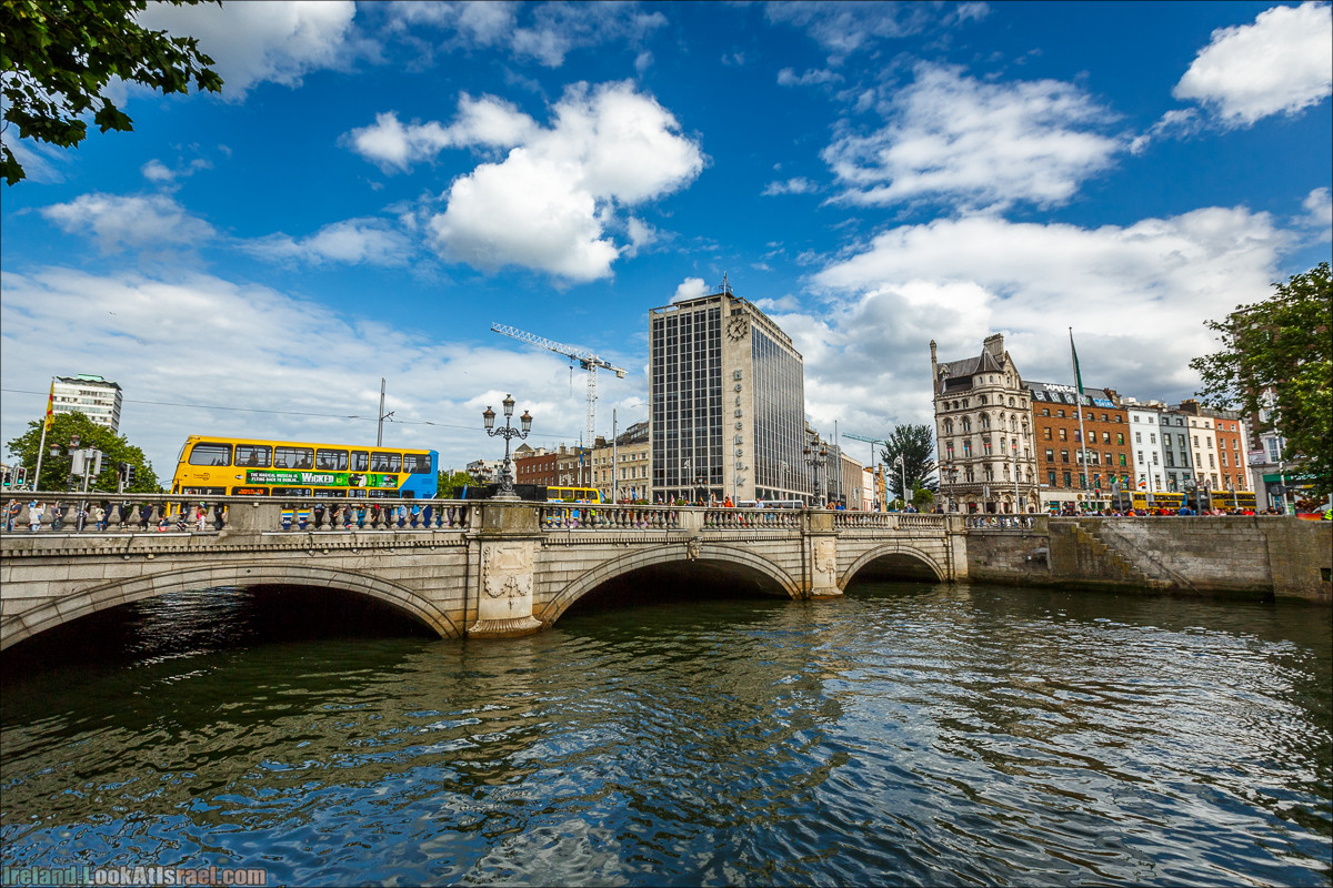 Дублин, Темпл бар, дублинская игла, церковь Патрика, дублинский замок, река Лиффи, Тринити колледж - LookAtIsrael.com путешествует по Ирландии