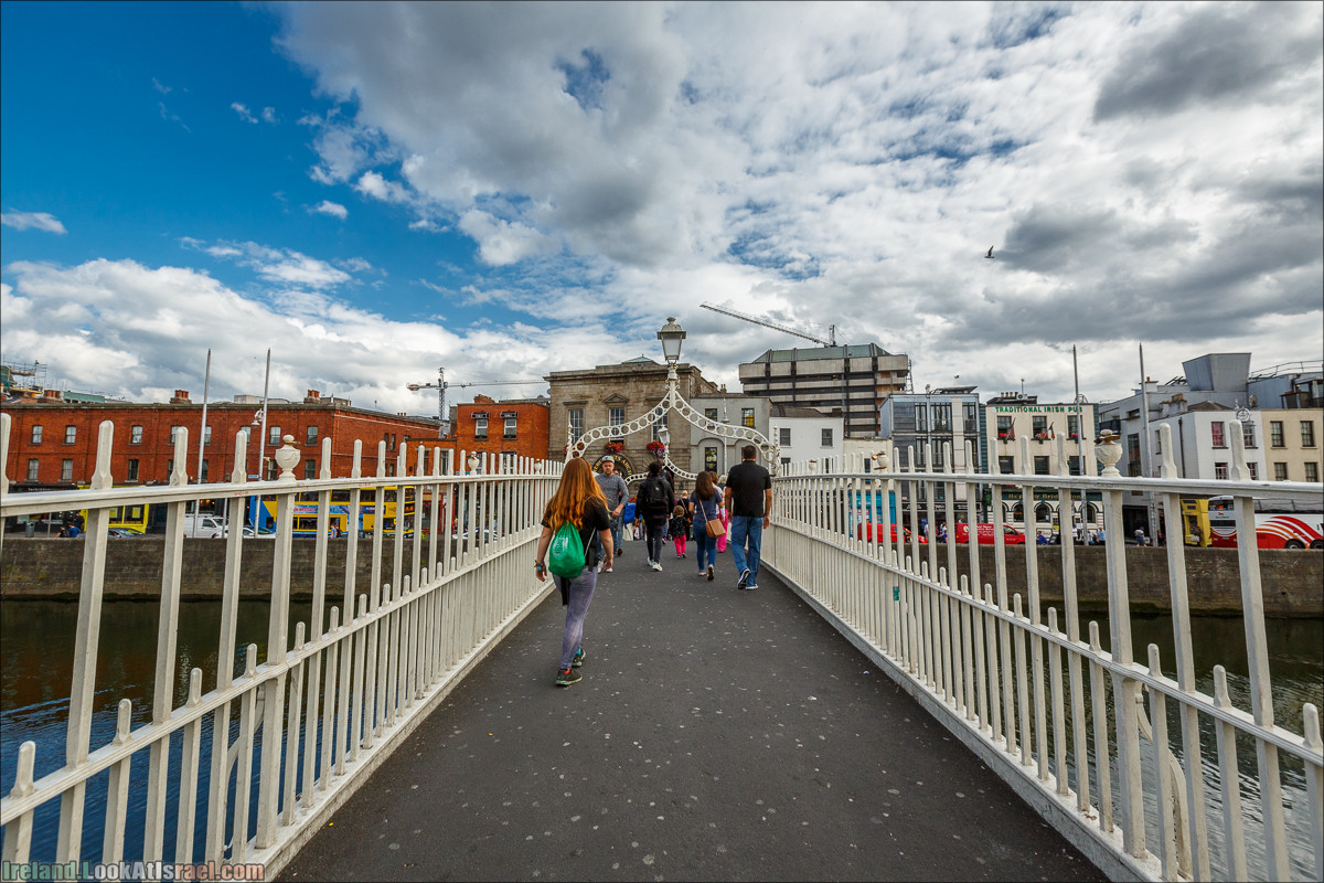 Дублин, Темпл бар, дублинская игла, церковь Патрика, дублинский замок, река Лиффи, Тринити колледж - LookAtIsrael.com путешествует по Ирландии