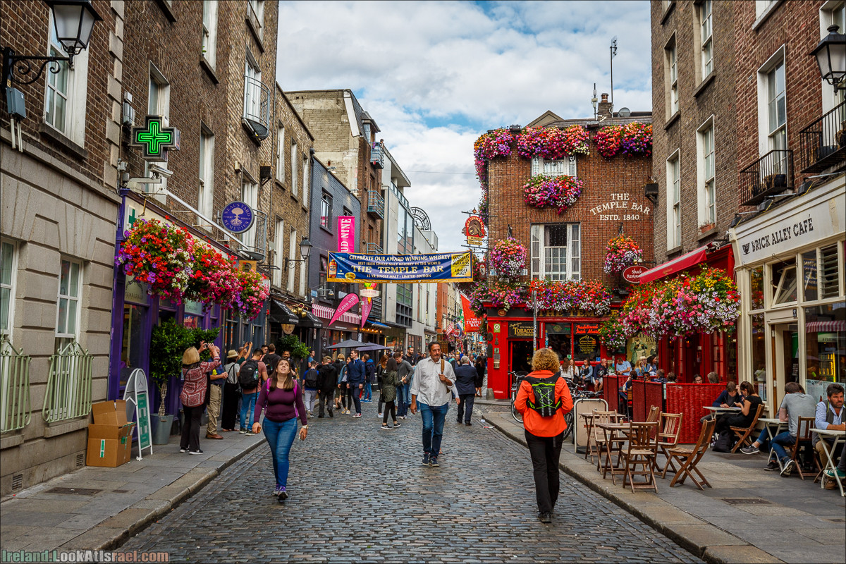 Дублин, Темпл бар, дублинская игла, церковь Патрика, дублинский замок, река Лиффи, Тринити колледж - LookAtIsrael.com путешествует по Ирландии