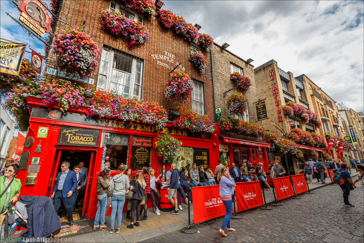 Дублин, Темпл бар, дублинская игла, церковь Патрика, дублинский замок, река Лиффи, Тринити колледж - LookAtIsrael.com путешествует по Ирландии