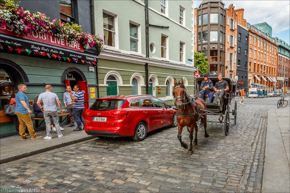 Дублин, Темпл бар, дублинская игла, церковь Патрика, дублинский замок, река Лиффи, Тринити колледж - LookAtIsrael.com путешествует по Ирландии