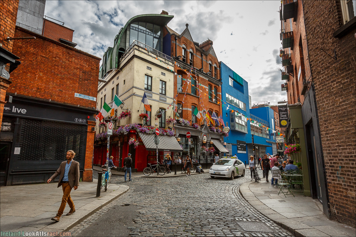 Дублин, Темпл бар, дублинская игла, церковь Патрика, дублинский замок, река Лиффи, Тринити колледж - LookAtIsrael.com путешествует по Ирландии