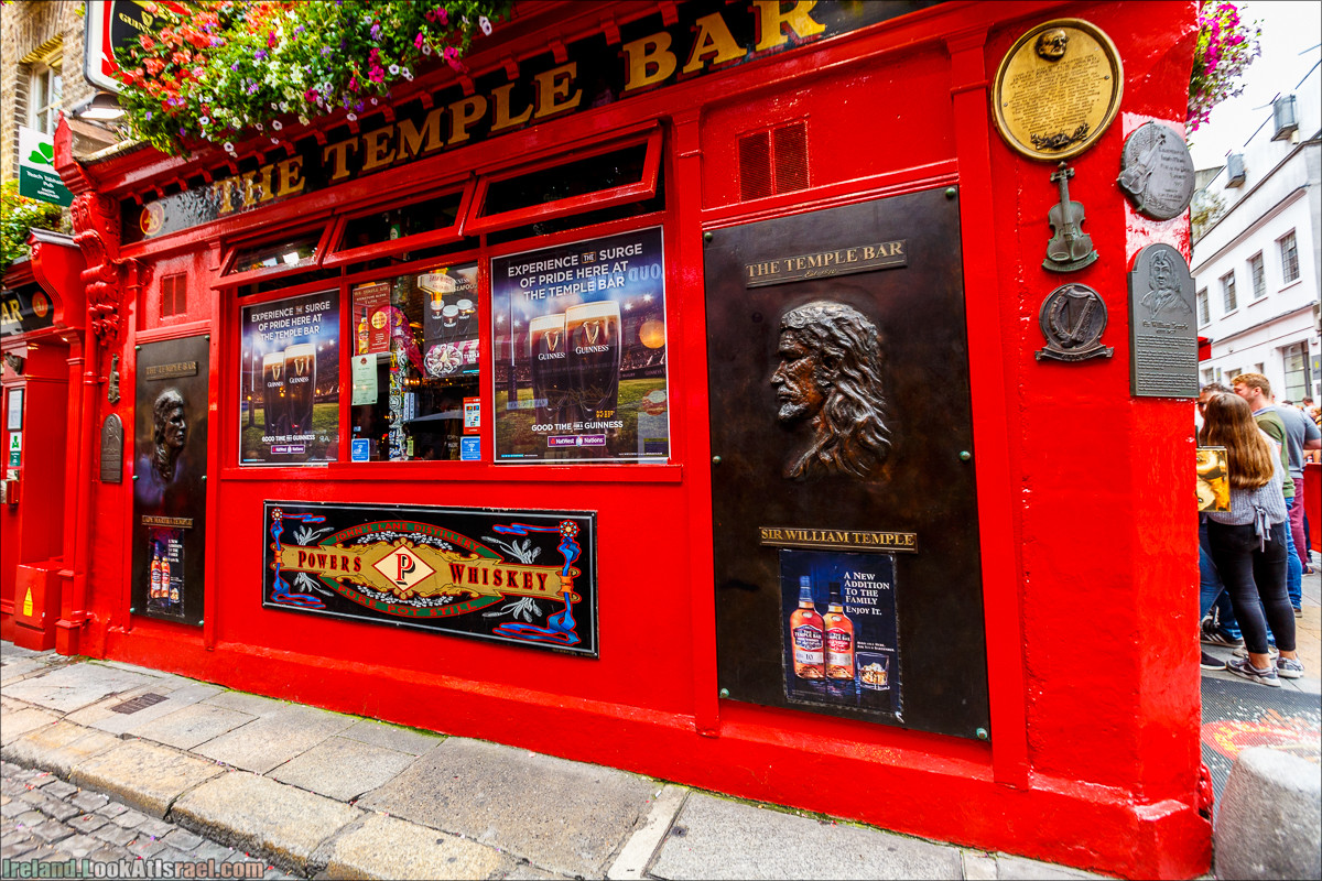 Дублин, Темпл бар, дублинская игла, церковь Патрика, дублинский замок, река Лиффи, Тринити колледж - LookAtIsrael.com путешествует по Ирландии