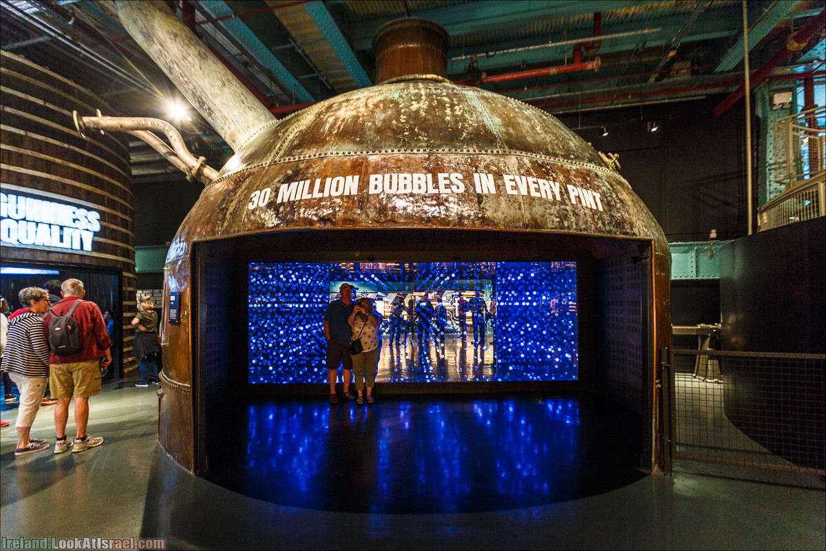 Дублин, пивоварня Гиннесс Guinness и вискокурня Джеймсон Jameson - LookAtIsrael.com путешествует по Ирландии