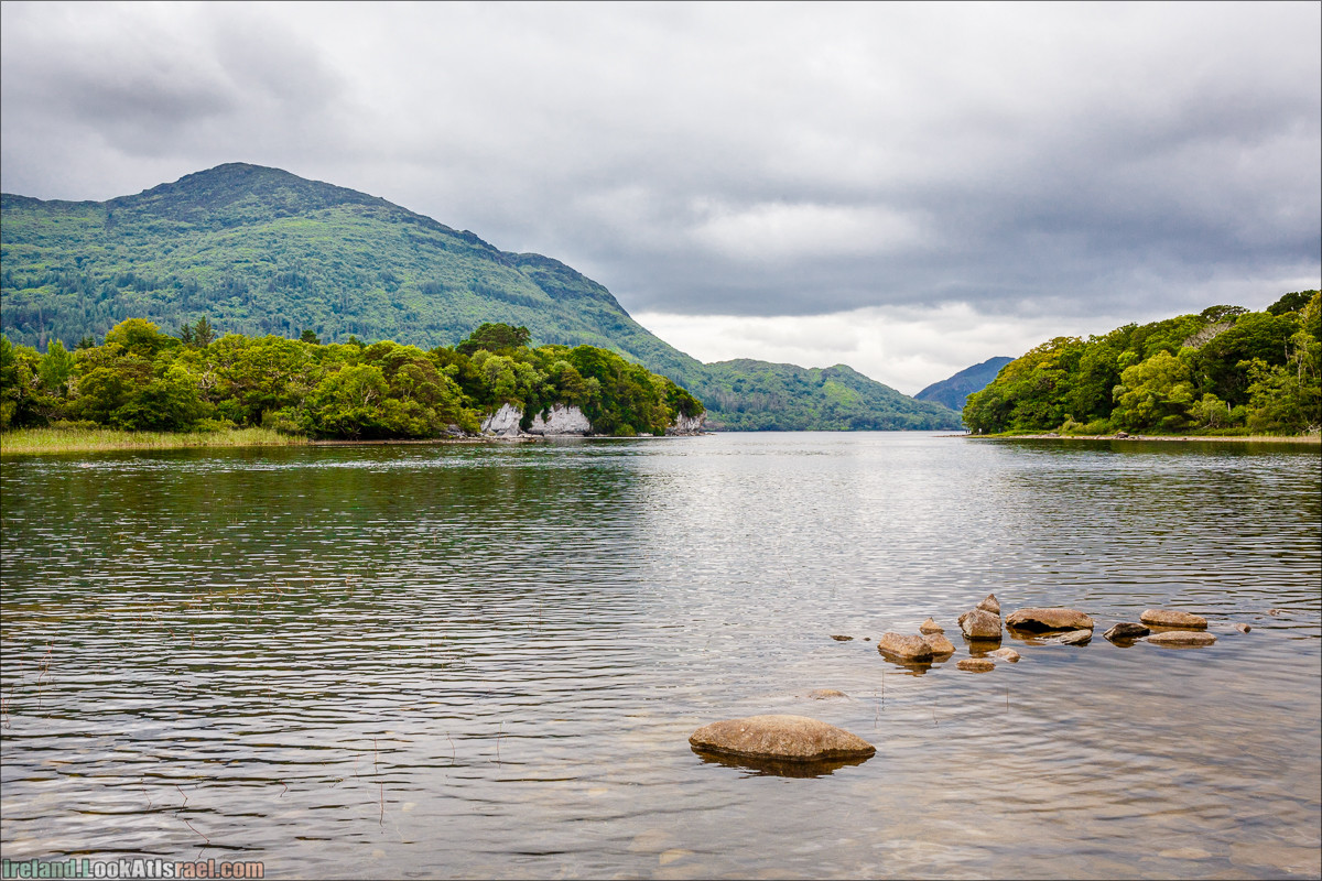 Кольцо Керри, Парк Килларни, Дом Макрос, водопад Торк, озёра | The Ring of Kerry, Killareny Park, Muckross House, Tork Waterfall, Meeting waters, Lough Leane, Mukcross lake, Upper lake | LookAtIsrael.com путешествует по Ирландии