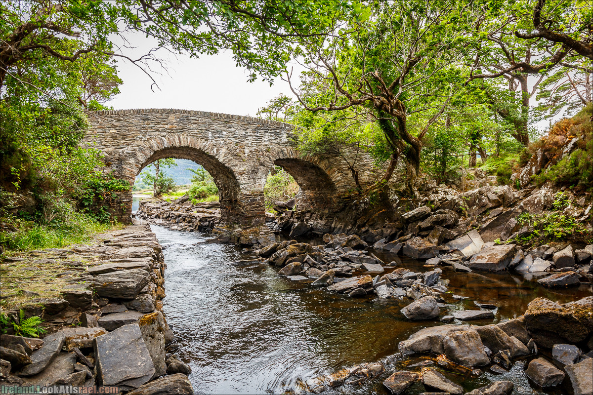 Кольцо Керри, Парк Килларни, Дом Макрос, водопад Торк, озёра | The Ring of Kerry, Killareny Park, Muckross House, Tork Waterfall, Meeting waters, Lough Leane, Mukcross lake, Upper lake | LookAtIsrael.com путешествует по Ирландии