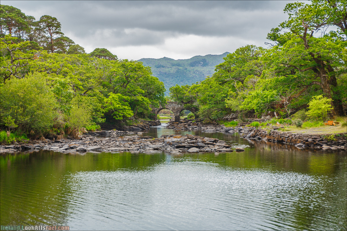 Кольцо Керри, Парк Килларни, Дом Макрос, водопад Торк, озёра | The Ring of Kerry, Killareny Park, Muckross House, Tork Waterfall, Meeting waters, Lough Leane, Mukcross lake, Upper lake | LookAtIsrael.com путешествует по Ирландии