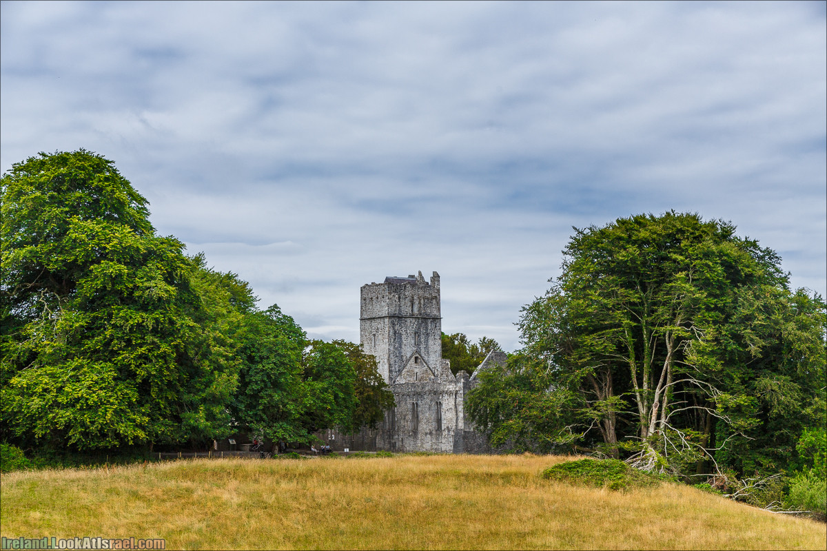 Кольцо Керри, Парк Килларни, озеро Лох-Лейн, аббатство Макрос | The Ring of Kerry, Kellareny Park, Muckross Abbey, Lough Leane | LookAtIsrael.com путешествует по Ирландии