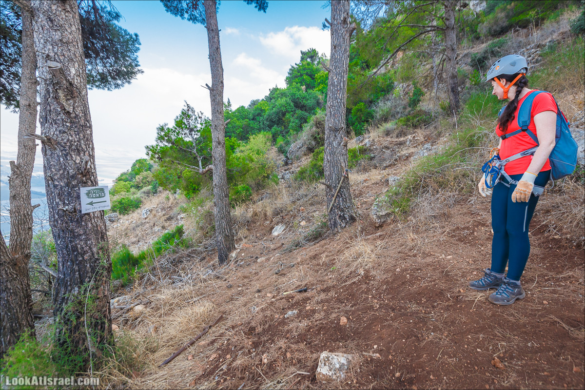 Виа Феррата на склонах гор Нафтали, Манара, Израиль | Via Ferrata in Israel | ויה פרטה ברמות נפתלי, מנרה, ישראל | LookAtIsrael.com - Фото путешествия по Израилю