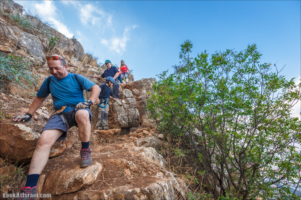 Виа Феррата на склонах гор Нафтали, Манара, Израиль | Via Ferrata in Israel | ויה פרטה ברמות נפתלי, מנרה, ישראל | LookAtIsrael.com - Фото путешествия по Израилю