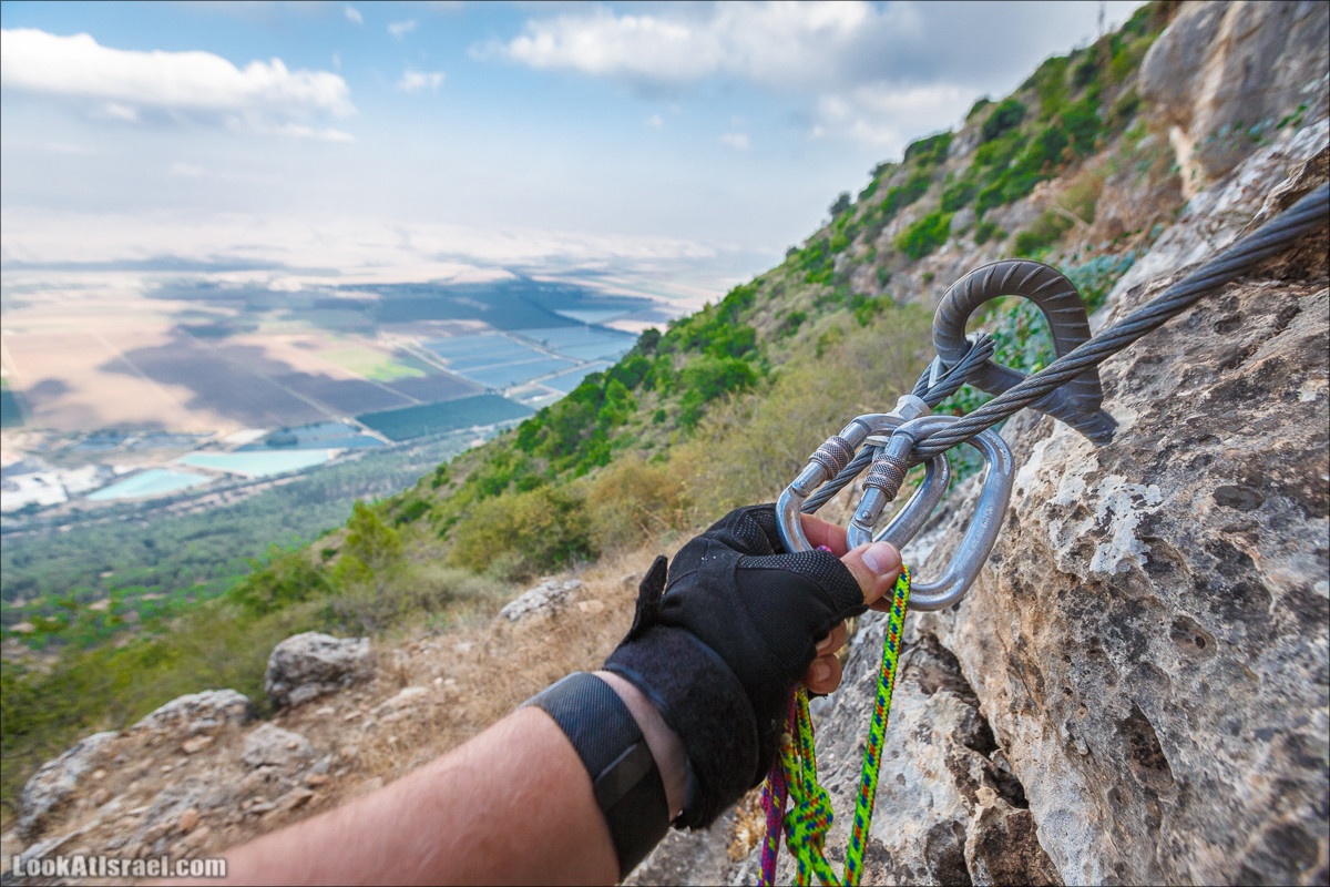 Виа Феррата на склонах гор Нафтали, Манара, Израиль | Via Ferrata in Israel | ויה פרטה ברמות נפתלי, מנרה, ישראל | LookAtIsrael.com - Фото путешествия по Израилю