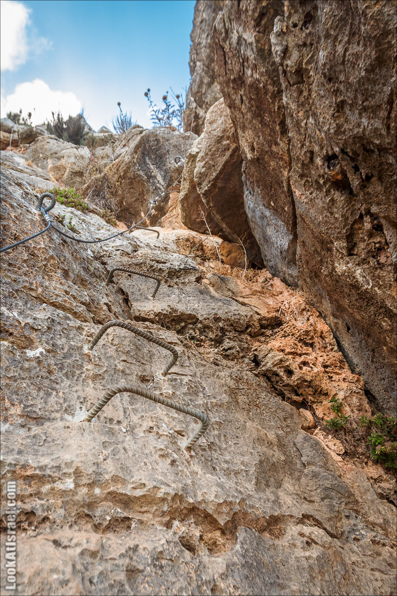 Виа Феррата на склонах гор Нафтали, Манара, Израиль | Via Ferrata in Israel | ויה פרטה ברמות נפתלי, מנרה, ישראל | LookAtIsrael.com - Фото путешествия по Израилю